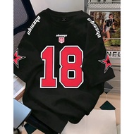 T-shirts BIG Size SML XL 2XL 3XL 4XL 5XL Cool Korean Style T-shirts 18 Chicago Men's and Women's Jum