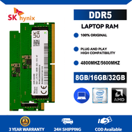 SK Hynix 8GB/16GB 262Pin 1Rx8 DDR5หน่วยความจำโน้ตบุ๊ก PC5-34800หน่วยความจำแล็ปท็อป