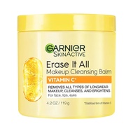 Garnier Erase It All Makeup Cleansing Balm with Vitamin C Brightening Facial Cleanser and Makeup Rem