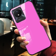 Softcase Kaca Akrilik For Vivo Y02  [JK-68] - Softcase Vivo Y02 Terbaru - Case Vivo Y02 Terbaru - Ke