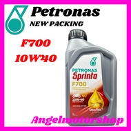 Petronas Sprinta 4T F700 10w40  Semi Synthetic Engine Oil MINYAK HITAM 4T OIL ORIGINAL100%