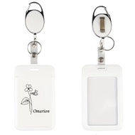 Customized Cartoon Student ID Work Card Adjustable card clip lanyard ID Card Holder Employee Exhibit