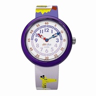 Flik Flak Flik & Flyer (FBNP107) 31.85mm Quartz Purple Textile Strap Kids Watch
