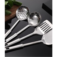 Thick STAINLESS STEEL SPATULA/STAINLESS STEEL SPATULA/Cooking Utensils SET Kitchen Shoes Frying Spoo