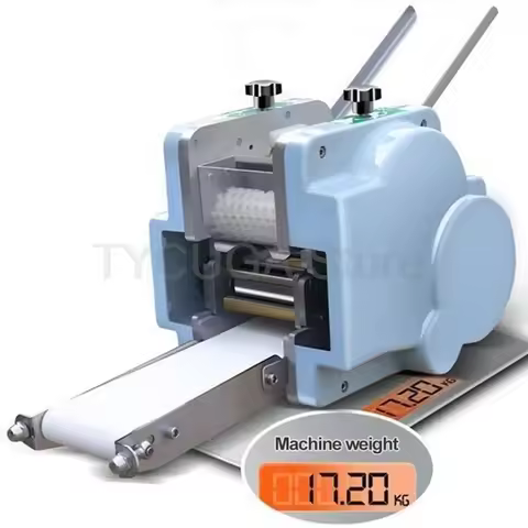 Automatic Dumpling Wrapper Maker Machine Commercial Electric Wonton Gyoza Skin Pastry Dough Press Ra