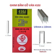 Nails 410J, LĐ, box of 5,000 U nails for wood planks U4mm x 10mm long only used to load 422J nail gu