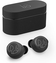 Bang &amp; Olufsen Beoplay E8 Sport True Wireless In-Ear Bluetooth Earphone with Customizable Comfort Fit, Microphones and Touch Control, Wireless Charging Case, 28H Playtime, IP57 Dust &amp; Waterproof Black