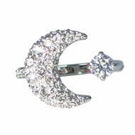 SWAROVSKI 水晶 月亮 戒指