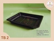 (100 PCS) Mika Tray Sayur Plastik Tebal Isi 100 pcs Tray Sayur | Tray Daging