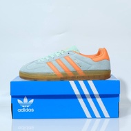 Adidas Gazelle Indoor Pulse Mint Solar Orange Shoes 100% Original | Sneakers Men Women (Unisex)