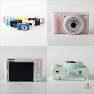 [op009] Soft Silicone Rubber Camera Body Case For Sony ZV-1F ZV1F ZV-1 II ZV1II ZV-1M2 Protective Co