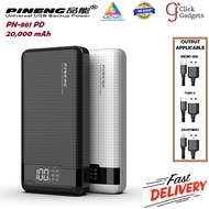 [ORIGINAL] PINENG PN861PD Powerbank - 20000mAh QC & PD 3.0, IN fast charge for Micro, OUT fast charg