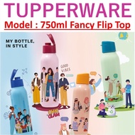 Tupperware 750ml Fancy Flip Top Water Bottle