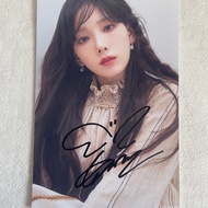 Jin Taeyeon Autograph License Official Event Autograph Merchandise Fans Support Merchandise Collecti