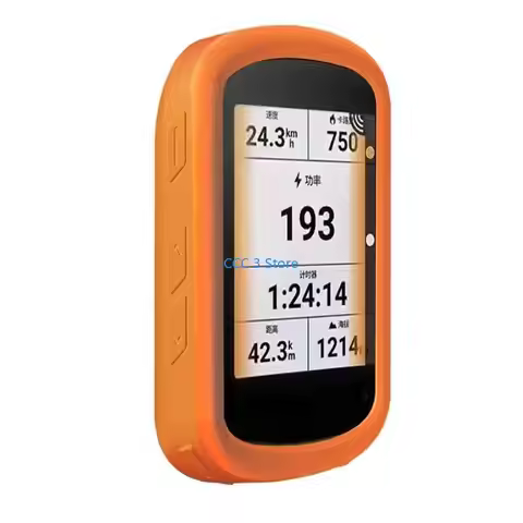 97BF Soft Anti-slip Bike Skin Case for-Garmin 840 Anti-drop GPS Protective Cover