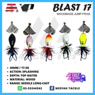 【Meefah Tackle】EXP BLAST 17 SLASH BAIT (46MM/17G) Soft Rubber Jump Frog - Soft Lure Bait Jump Frog Katak