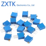10PCS Variable resistor 3296W 1K-500K 1Kohm-500Kohm 100ohm 200ohm 500ohm 1M 2M Potentiometer