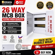 [READY STOCK] 26 WAY TC SURFACE PVC MCB DB BOX / CONSUMER UNIT / CONSUMER BOX / 26 WAY MCB BOX
