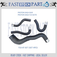 1SET 4PCS RADIATOR HOSE RUBBER   -FLX-AT-SET PROTON SAGA BLM / SAGA FLX AUTO