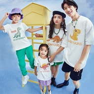 Cartoon Dinosaur Family Print Family Matching Outfit Dinosaur T-shirt Cute Family Set