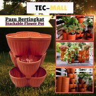 PASU BERTINGKAT BERKUALITI Stackable plastic plant pot / LAYER POT / PASU 3 TINGKAT / BAJA AB / BAJA MILAGRO / CUK