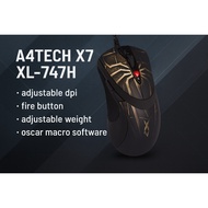 A4TECH X7 XL-747H SPIDER LASER GAMING MOUSE w Adjustable Weight/