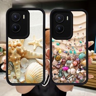 Q34 Beach Shell soft Casing for VIVO Y35 IQOO Z9X Y01 Y01A Y55 Y75 Y56 Y15a Y16 Z9 Y15s Y22s Y22 13 