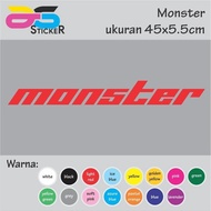 Cutting Sticker - Stiker Emperor Monster (initial D) 45x5.5cm