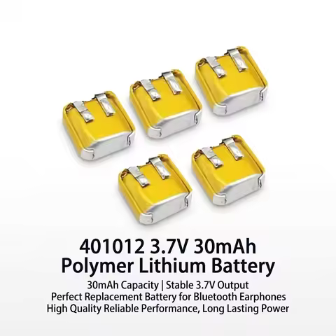 PURFIELD 30mAh 3.7V 401012 Lipo Battery Polymer Lithium Battery For I7 Bluetooth Headset MP3 MP4 Sma
