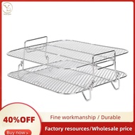 Air Fryer Rack For Cosori 5.5L Air Fryer, 2 Tier Air Fryer Grill/Shelf/Dehydrator Rack Square ,Air F