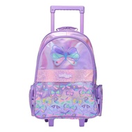 Smiggle  butterfly Light Up Trolley Backpack