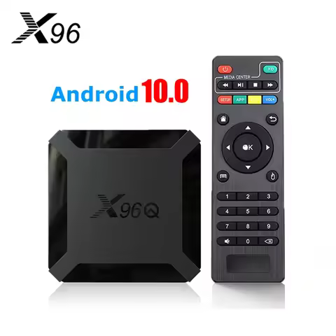 X96Q TV Box Android 10 2GB 16GB Allwinner H313 Quad Core 4K 60fps Smart TVBOX Wifi Google Player X96
