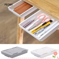 PEONIES Drawer Organizer Self-adhesive Pencil Tray Pen  Storage Drawer