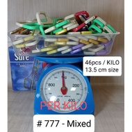 777-MIXED SURE CUT KIDS FIRENDLY SCISSORS 1 kilo = 46pcs ,12's size 13.5cm