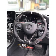 Mercedes A-Class W176 CLA W117 C-Class W205 Forged Carbon Steering A180 A200 A250 A45 AMG CLA180 CLA