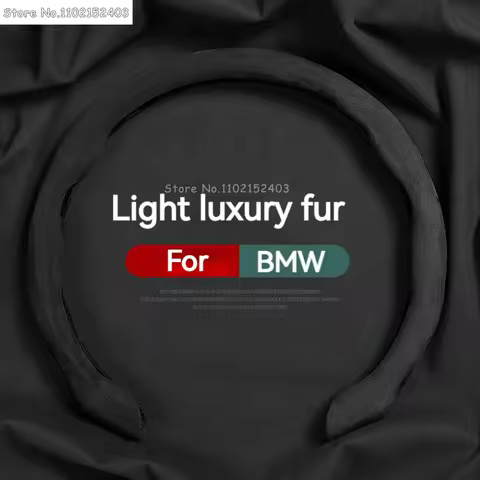 Car Suede Steering Wheel Cover Summer Sweat-absorbin For BMW M X1 X3 X4 X5 E46 E90 F20 E60 E39 F10 M
