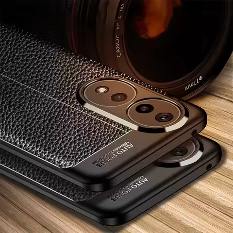 For Honor 90 Case For Honor 90 Cover Shockproof TPU Soft Leather Protective Phone Shell Bumper For H