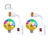 Disco Light for Christmas Colorful Rotating Disco Light with Sockets E27 Rotating Disco Light Plug i