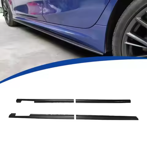 Suitable for 2019-2025 BMW 3 Series G20 Side Skirt AC Model Body Kit Spoiler Diffuser Two Section