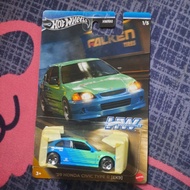 Hot wheels HONDA civic ek9 falken series
