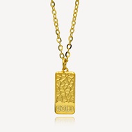 999 Gold Bar Honey Comb Chain Set