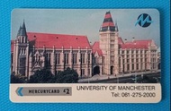 英國Mercury 電話卡(University of Manchester)