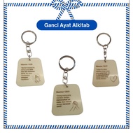 GANTUNGAN Bible Verse Keychain