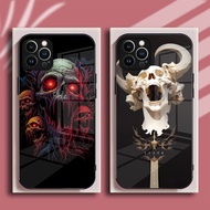 Grim Reaper Gothic Fashion Skull For Samsung S25 S24 S23 FE S22 S21 S20 S10 S9 S8 S7  Ultra Tempered