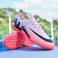 Fashion Pink Soccer Boots Men Professional Lightweight Sock Men's Football Shoes Outdoor Non-slip Or