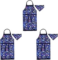 COLORFUL CANDY STYLE N1249733-BTR Children's Apron, 51.2-63.0 inches (130-160 cm), Train Face Collec
