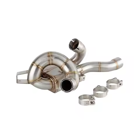 Motorcycle Exhaust Muffler Link Pipe Escape For Ducati Multistrada V4 Pikes Peak / S 2021-2022