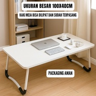 Folding Study Table 100x40cm Jumbo Import Portable Study Table Large Laptop Table Size 100x40x26 Cm