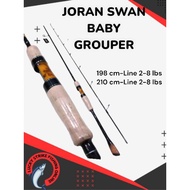 Swan Baby Grouper 198/210 CM Fishing Rod - Spinning and Casting Ultra Light Flexible Fishing Rod