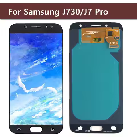 Tested AMOLED LCDs For Samsung J7 Pro 2017 J730 J730F LCD Display And Touch Screen Digitizer Assembl